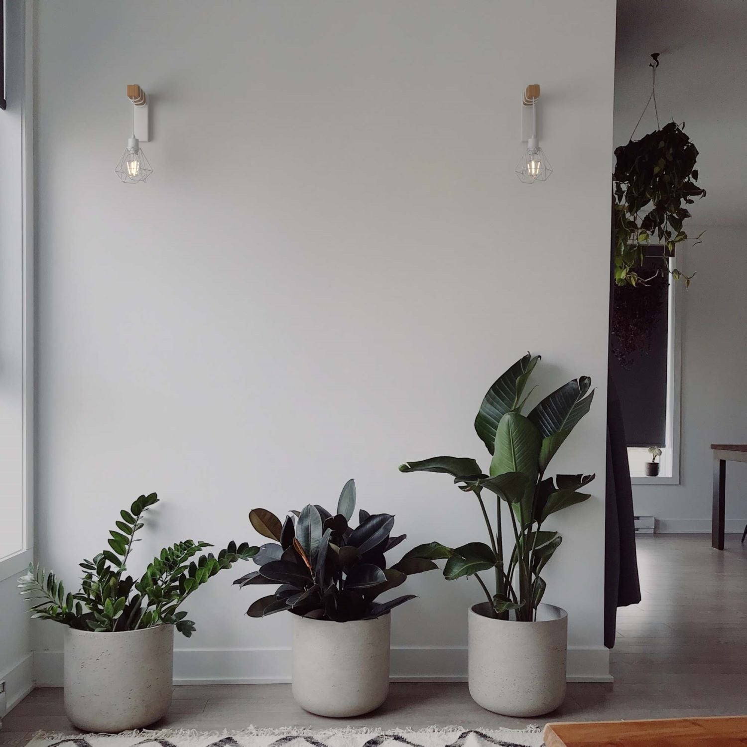 Applique murale nordique cage 