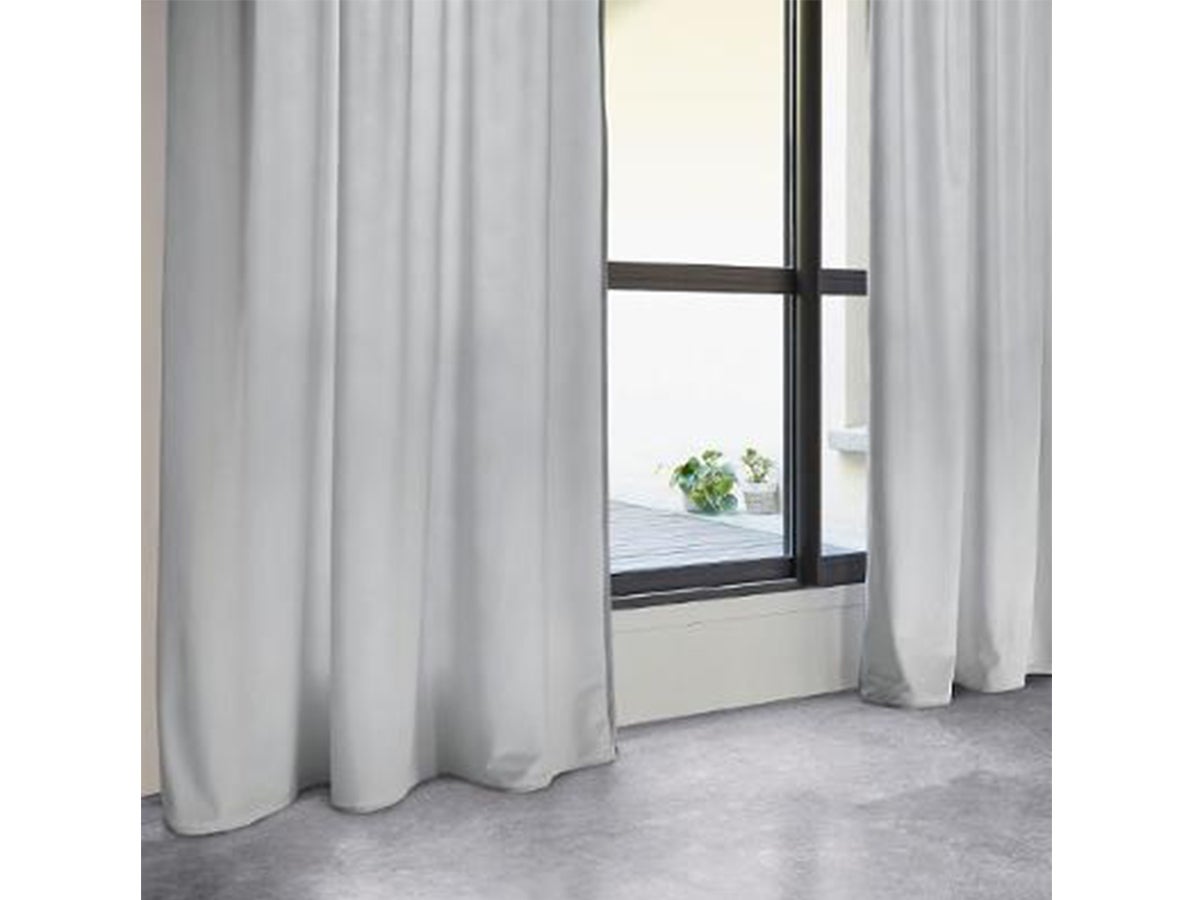 Cortina con ojales 'lilou' - gris claro 140 x 260 cm - atmosphera créateur d'intérieur