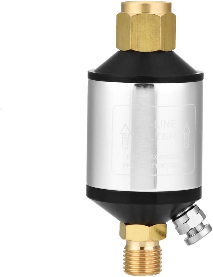 Separator wody, filtr powietrza, pistolet natryskowy, narzędzia pneumatyczne, wlot/wylot 1/4 NPT, punkt malowania, farba, pistolet natryskowy, klimaty