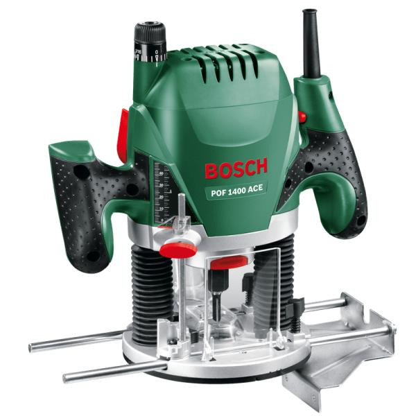 Défonceuse Bosch - POF 1400 ACE (1400W, livrée avec set d'accessoires)