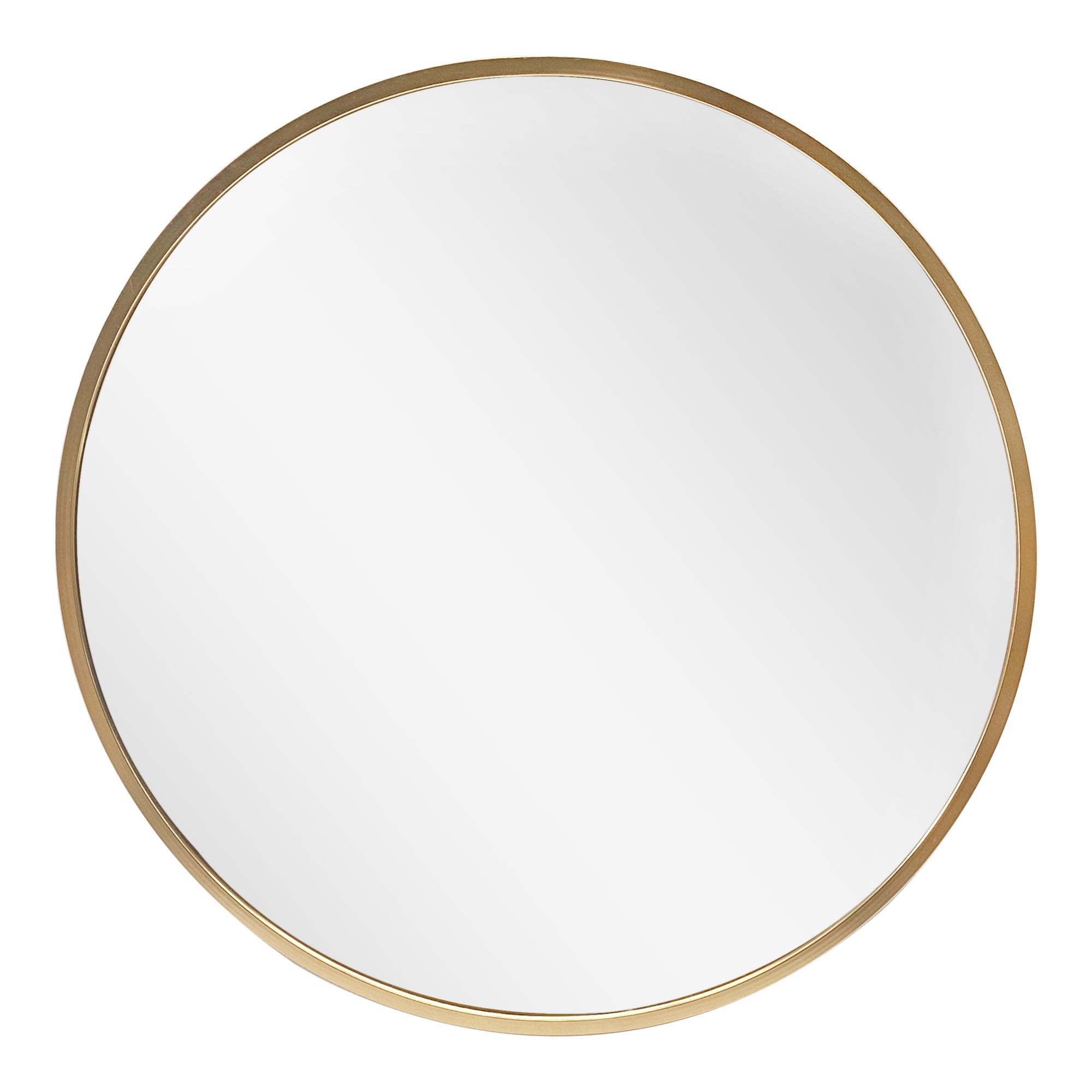 Miroir mural Modugno rond diamètre 60 cm doré [en.casa] - 2