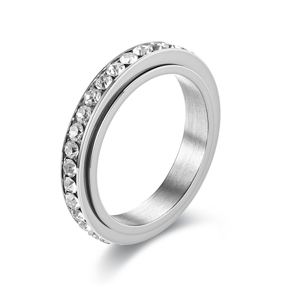 HEMOTON Bague Anti-Stress Rotative – Alliage Légère – Taille Enfant – Détente Et Décoration