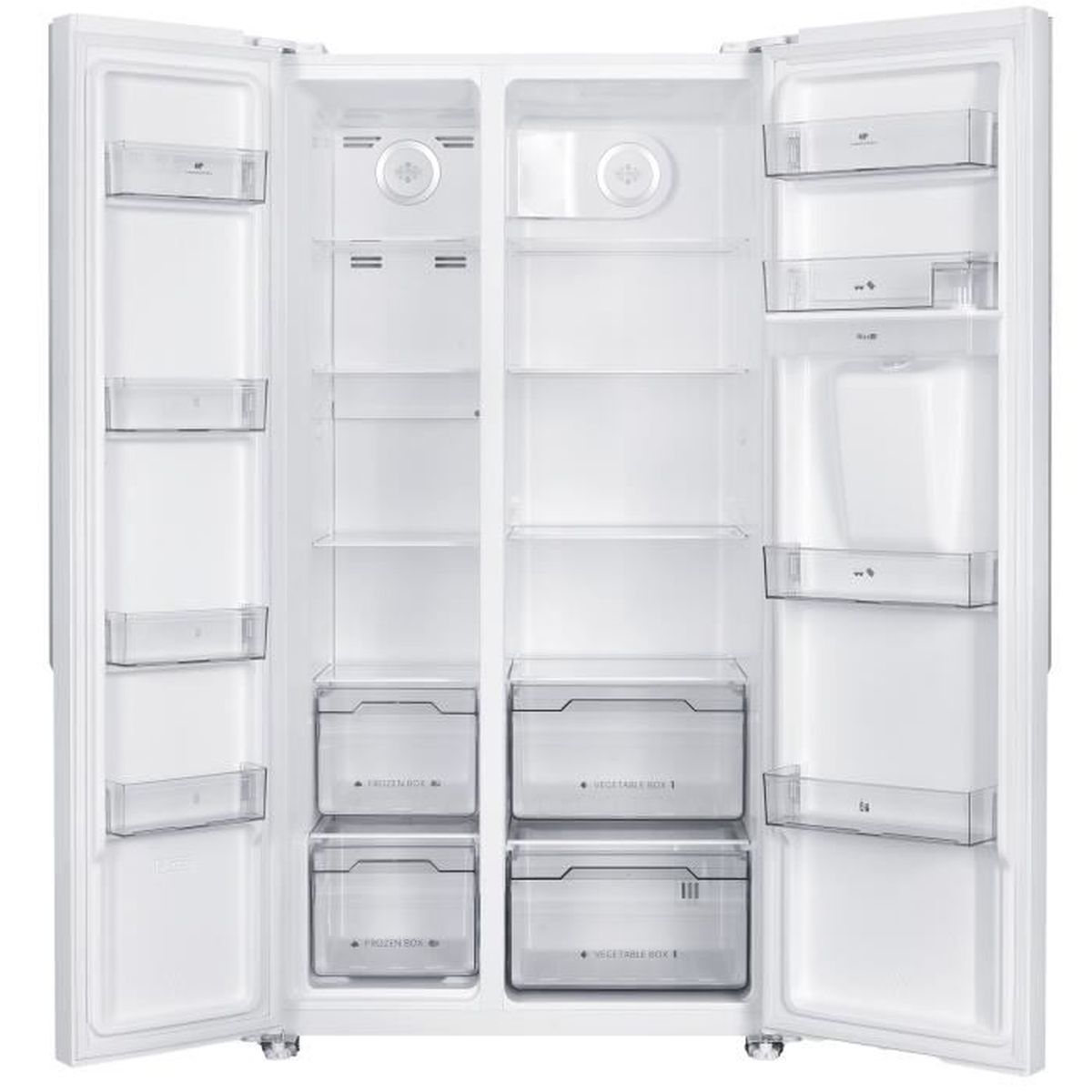 Réfrigérateur américain Continental Edison CERA532NFWD 529 L No Frost distributeur d eau blanc - 2