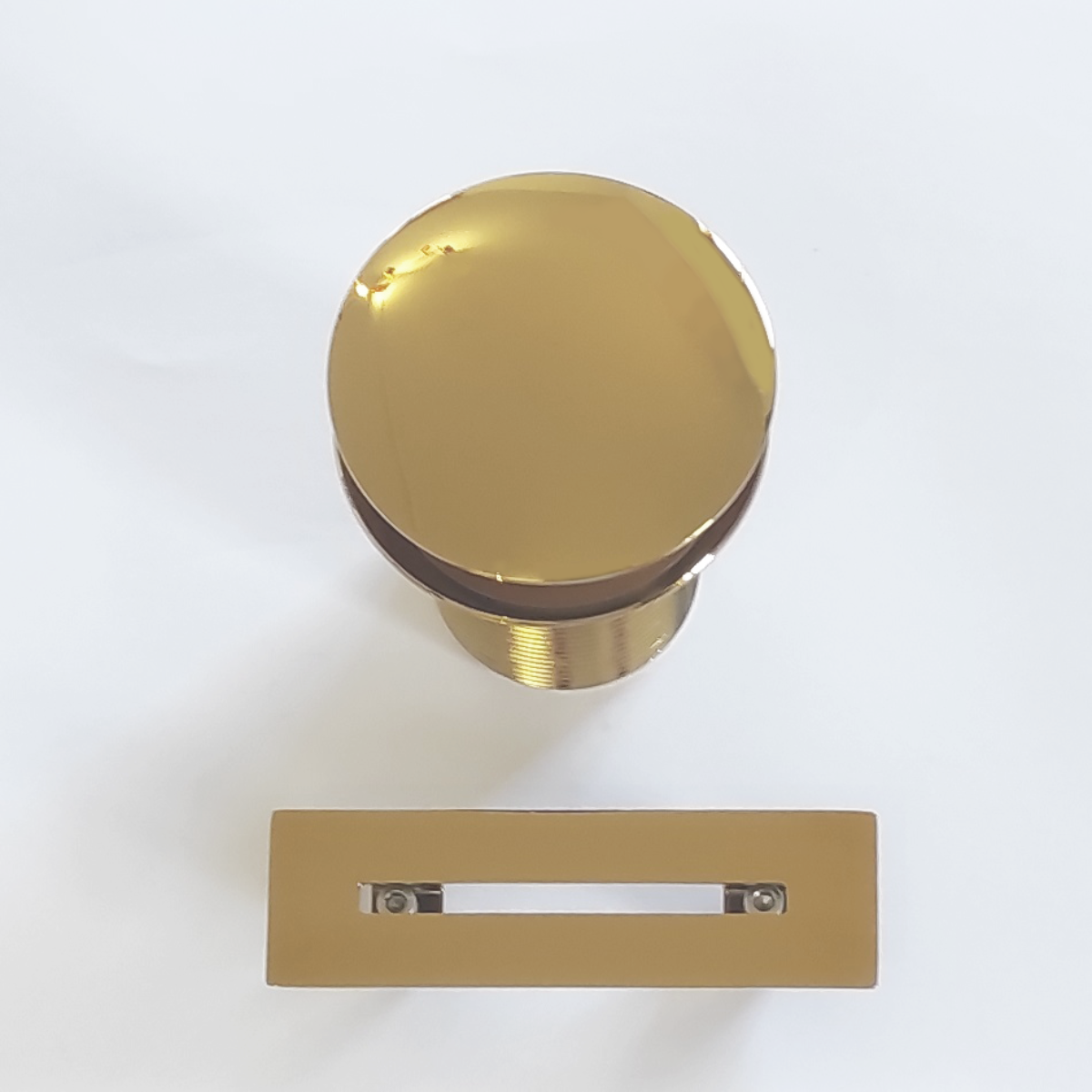 Couvercle De Trop-plein Pour évier De Salle De Bain - Lot De 4 - Ovale, Matériau ABS Brillant - Remplacement Facile Sans Outil - 3