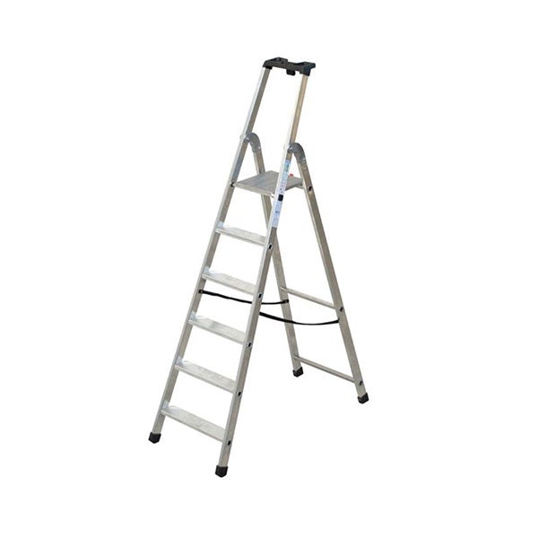 Escabeau 6 marches - Hauteur max. de travail 3.36m - Q50/6