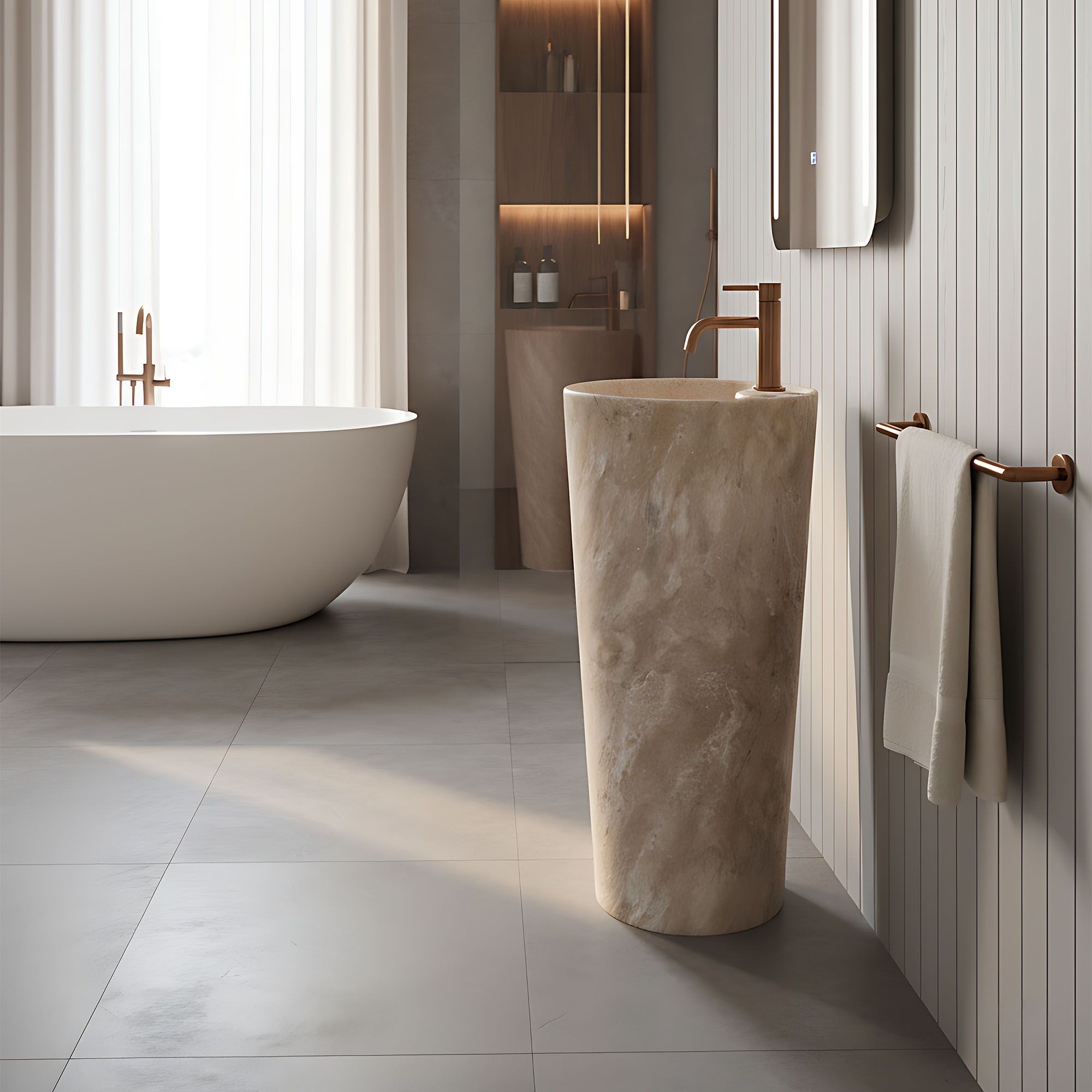 VASQUE AUTOPORTANTE REA BLANKA SAVANA MATT BEIGE - 3
