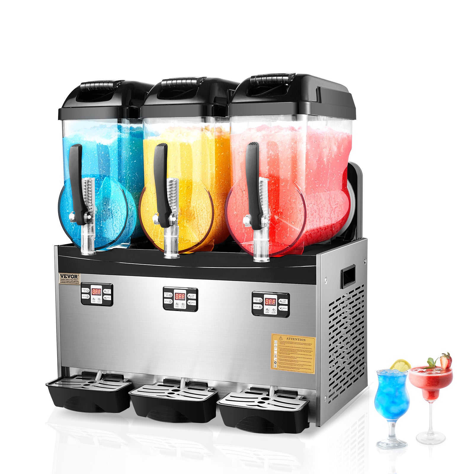 12Lx3 Komercyjna maszyna do lodów pośniegowych Margarita Smoothie Drink Maker VEVOR
