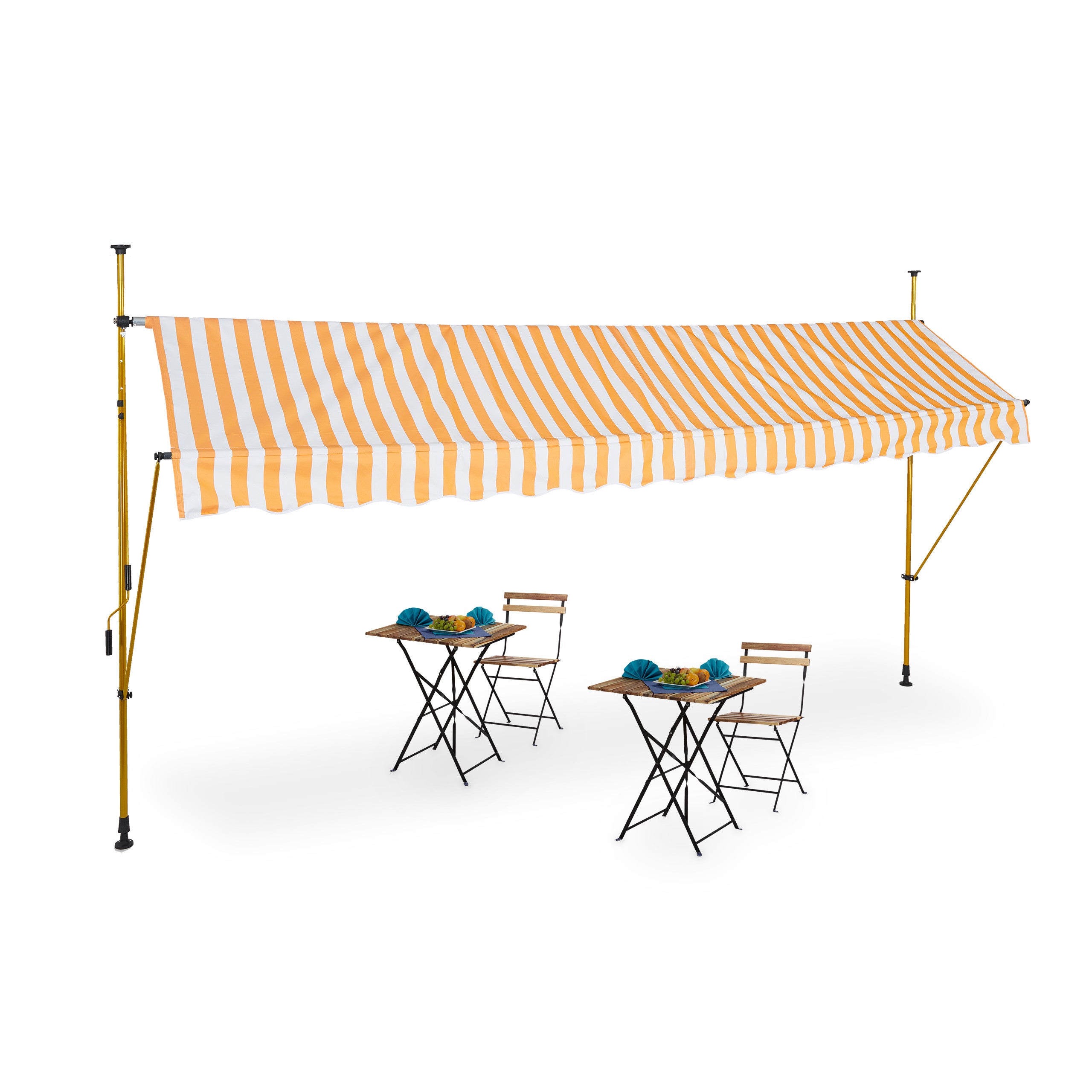 Tenda Da Sole Denotip In HDPE 180g/m² – Protezione UV 95% – Rettangolare Per Balcone E Giardino - Foto 2