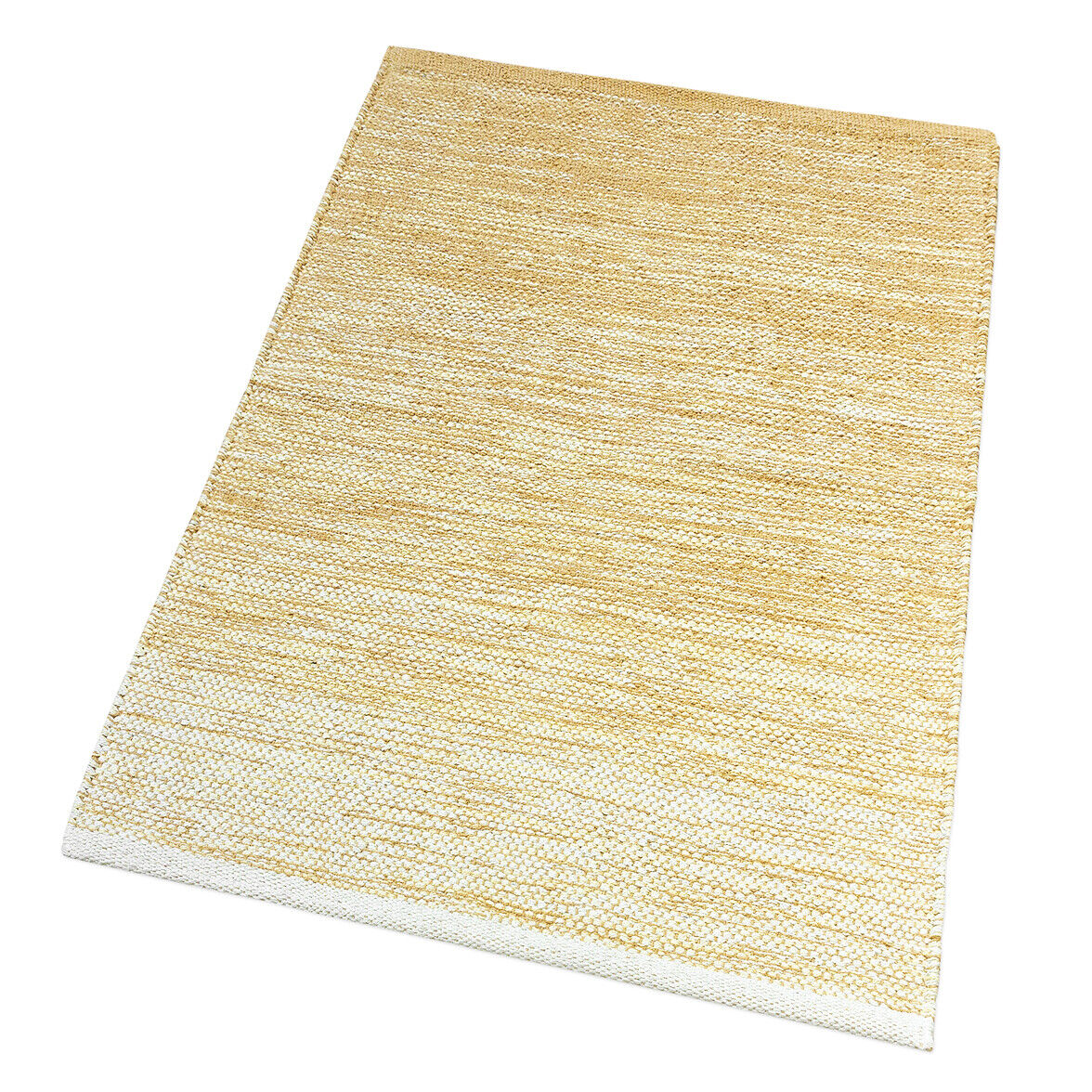 Alfombra de baño cocina 55x180 cm algodón suave puro absorbente lavable tejidas a mano color degradado beige