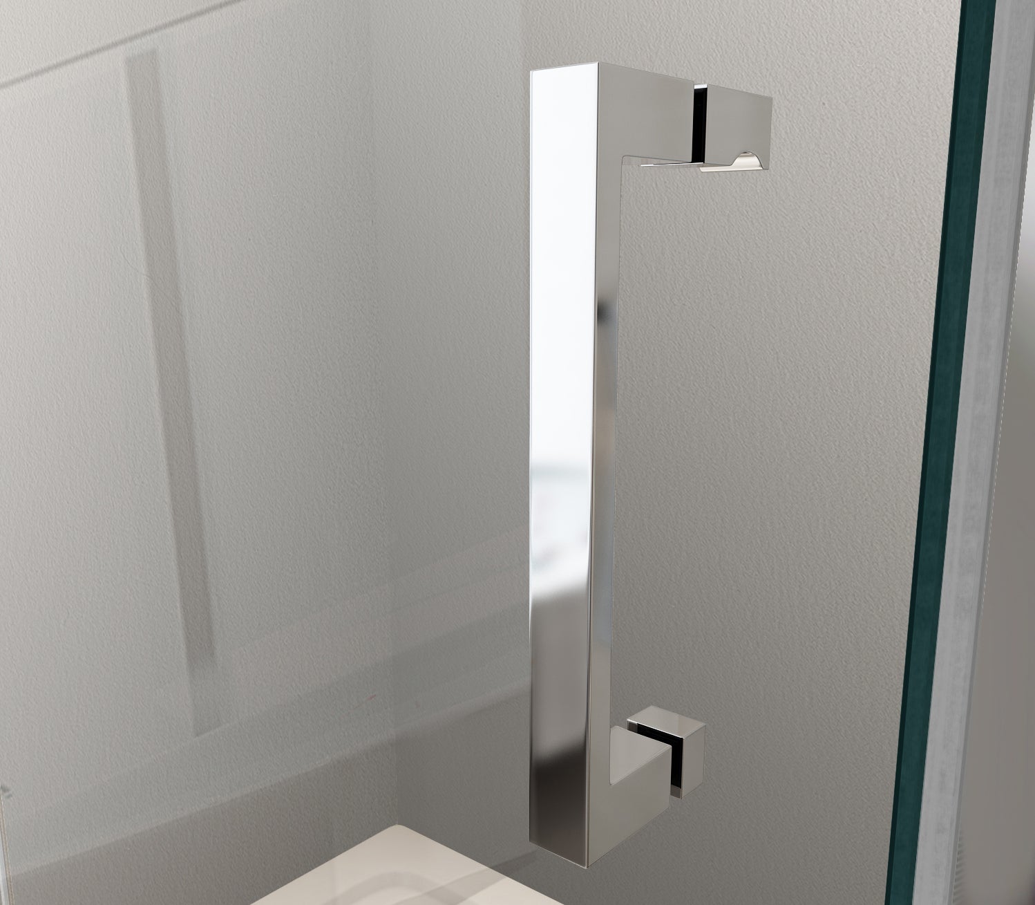 NALA Box Doccia Battente e Parete Fissa Laterale Vetro Temperato 8 mm Easy-clean Reversibile PORTA 77-79 + FISSA 78,5-80,5 - 4