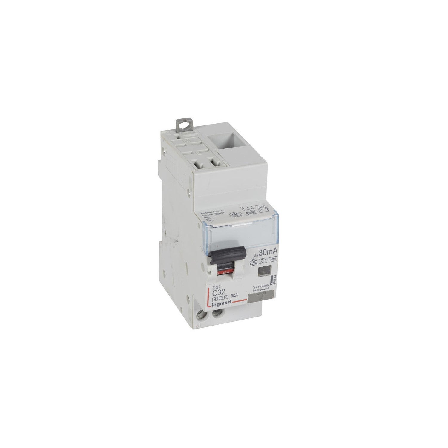 disjoncteur différentiel legrand dx3 32a courbe c 30ma 2 poles type hpi - auto / vis - 6ka - 2