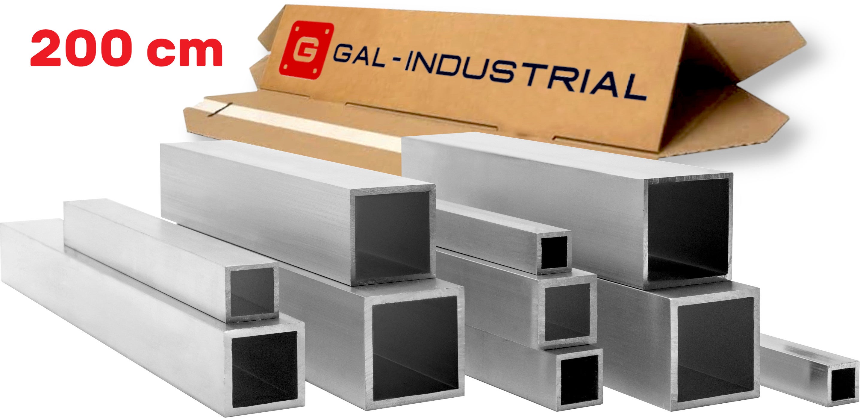 Profil Aluminiowy 30x30x2 mm 200 cm Rura Kwadratowa Aluminium Na wymiar