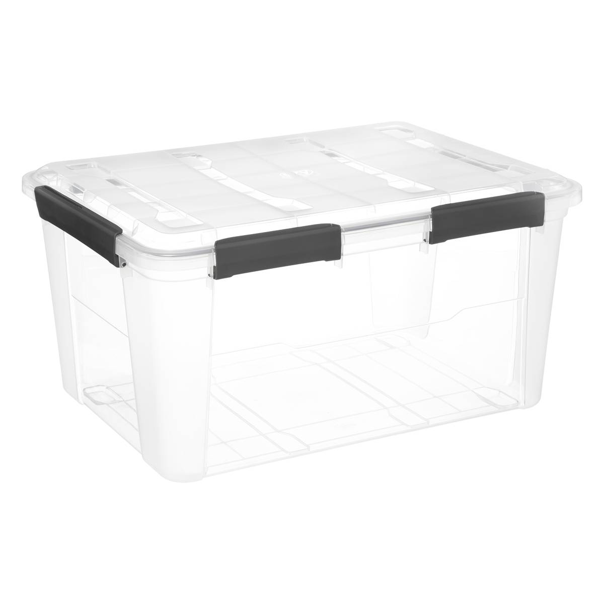 5Five Simply Smart 5Five, 75L Cassetta Di Plastica Protect+ Con Chiusura A Scatto , Leroy Merlin