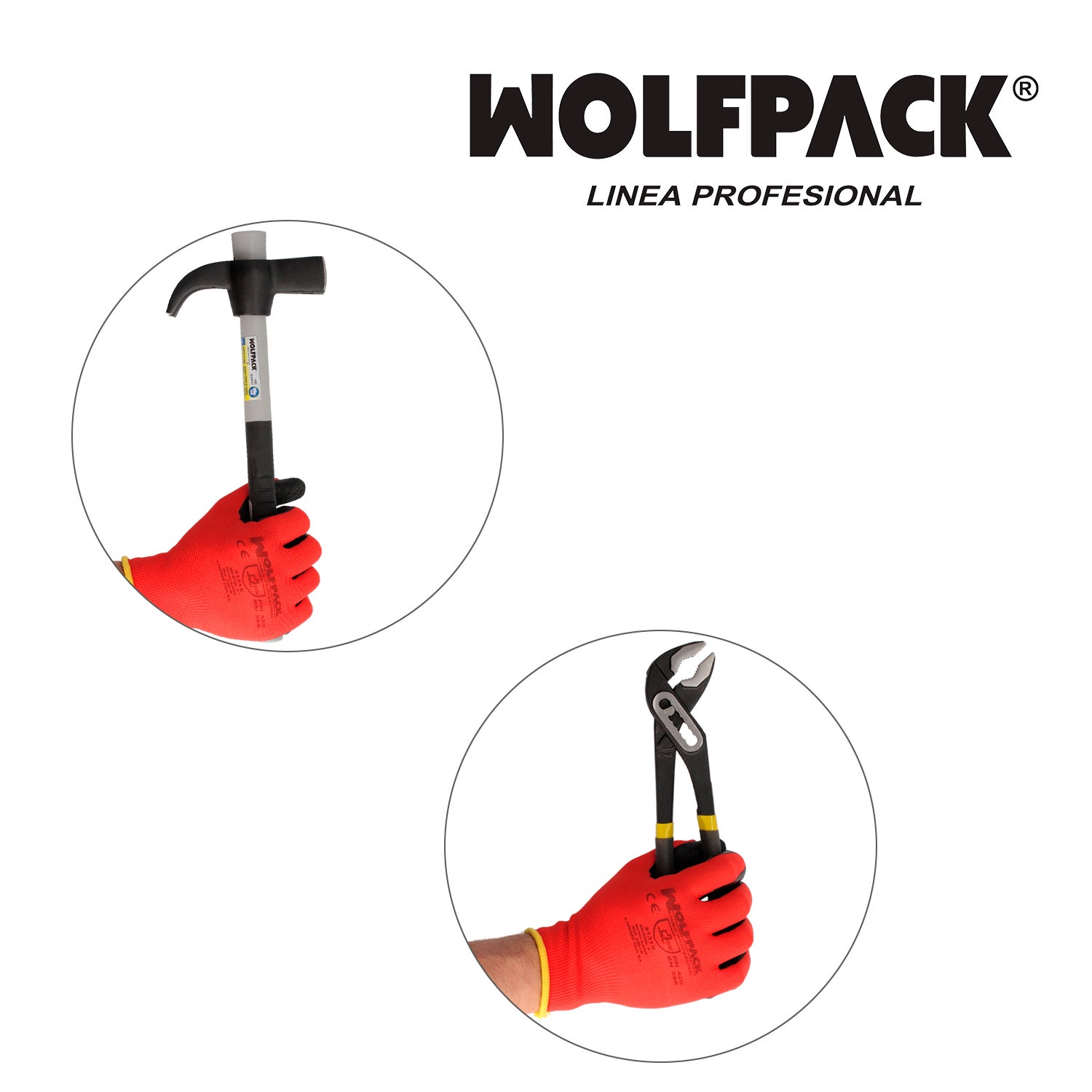 Guantes Latex / Nylon Gripflex Con Colgador Talla 6\