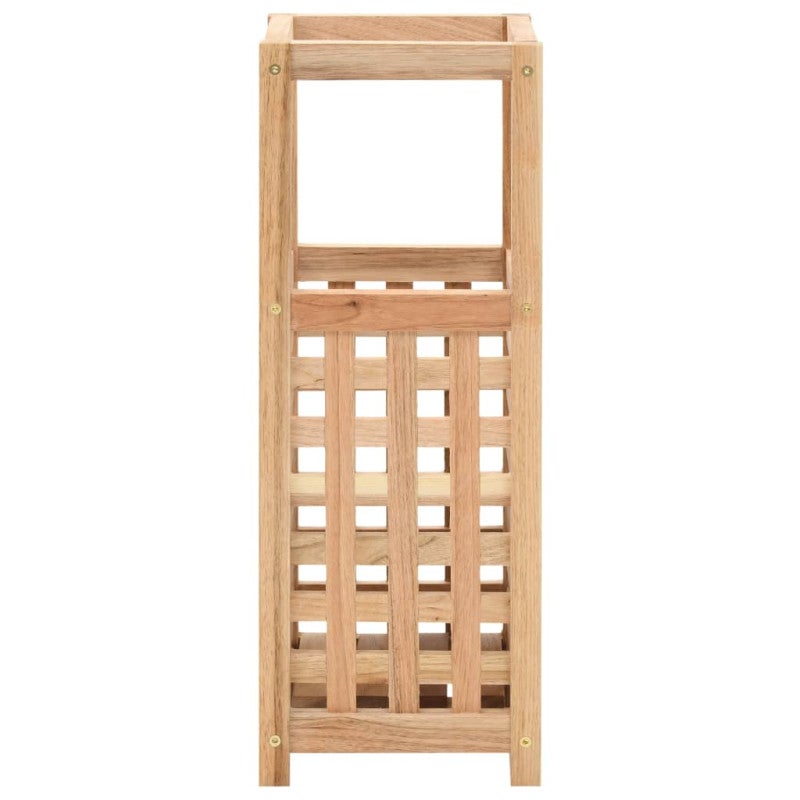 Porte parapluie 18 x 18 x 50 cm Bois de noyer massif - 2