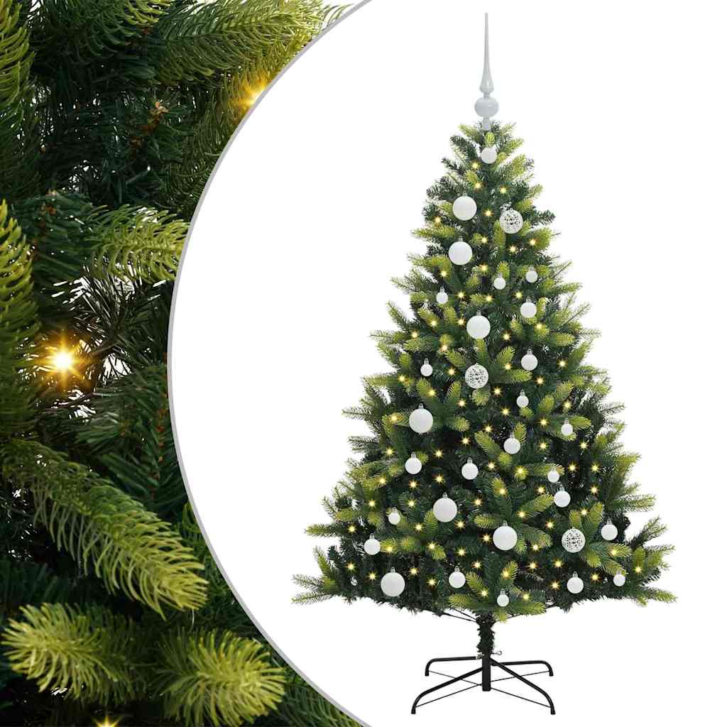 Sztuczna skandynawska choinka z zawiasami 150 LED 120 cm