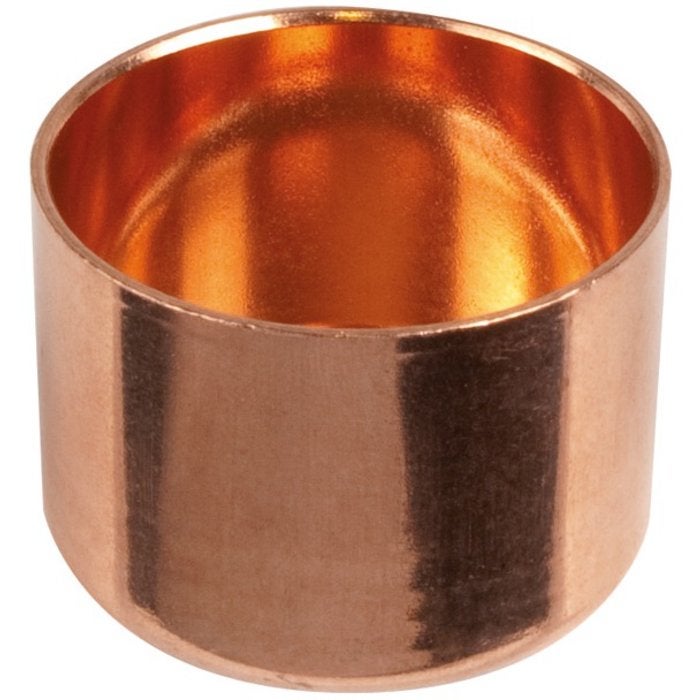 Bouchon à Souder En Cuivre Femelle - Diamètre 14 Mm - Lot De 2 Pièces - Pour Installations Sanitaires Ou Chauffage