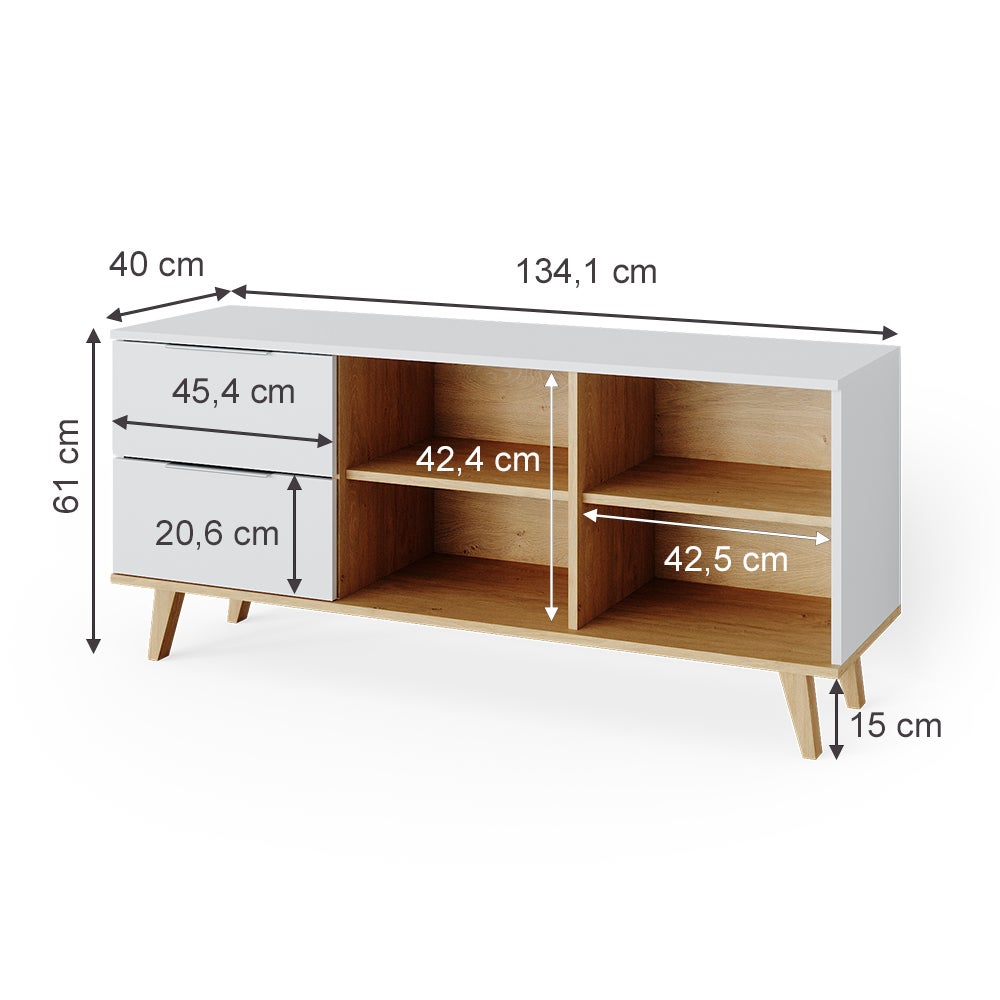 Vicco Kredens Nautica, Biały, 40 x 61 cm - 3