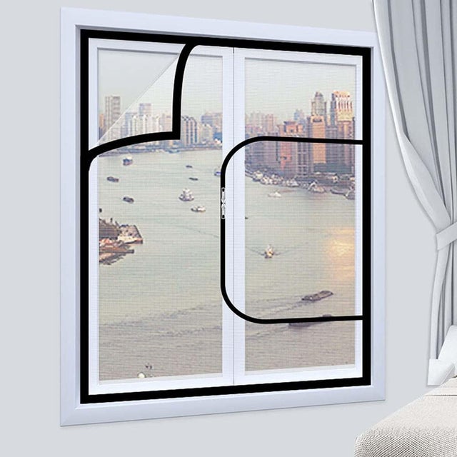 Moustiquaire Fenetre Porte Magnetique,280x220cm Rideau