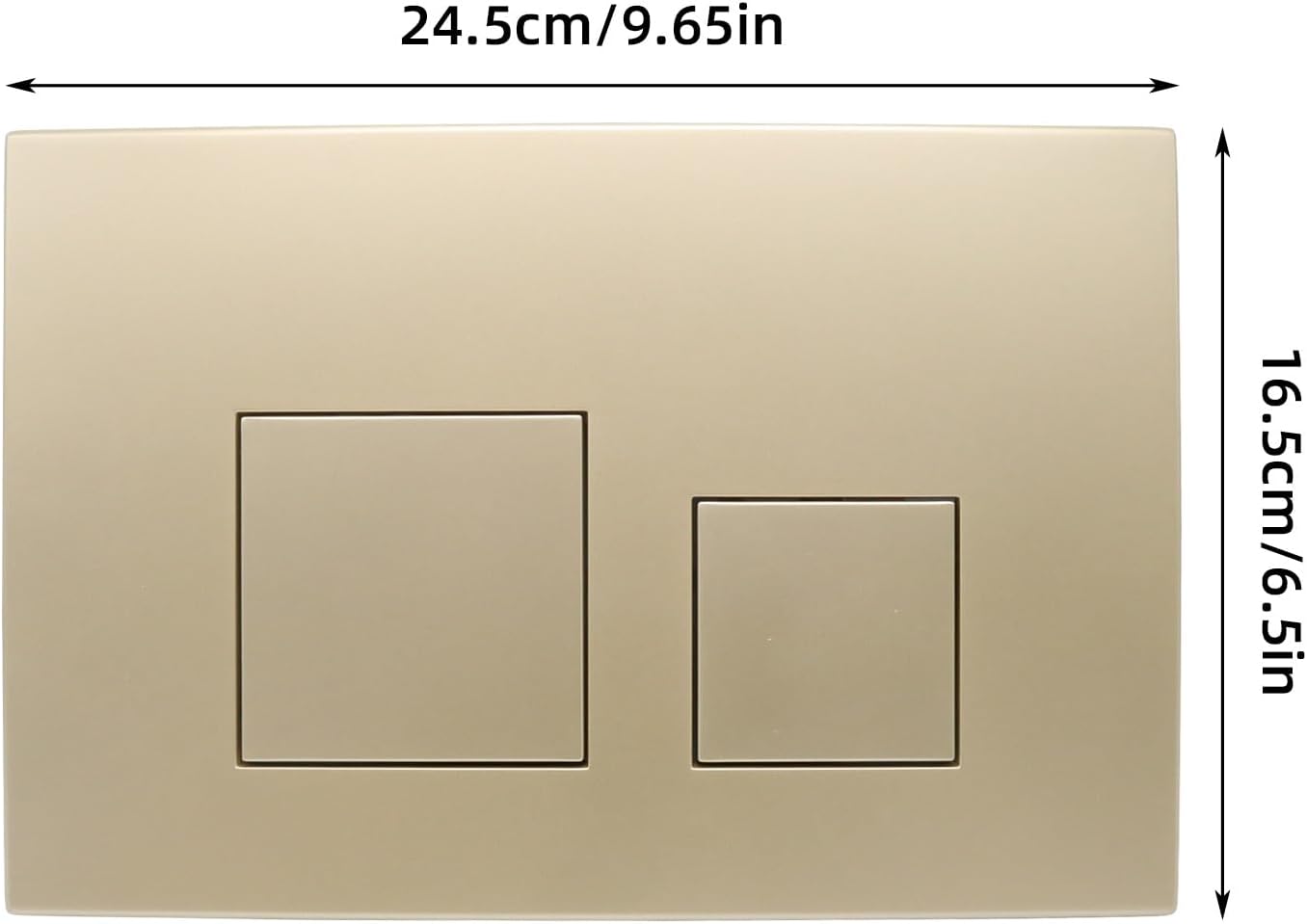 Plaque de Commande WC Blanche – Double Déclenchement – Compatible Sigma 01/ 20/30/50 – Avec Tiges et Cadre | Leroy Merlin