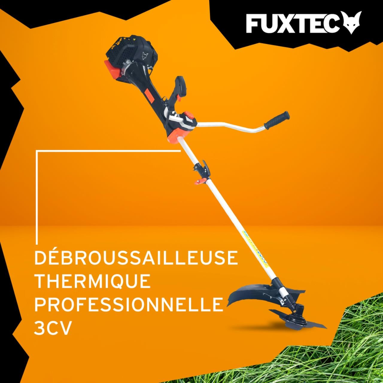 Desbrozadora Profesional de Gasolina Multifunción FUXTEC PS152 2en1 de 52 CC, 3 CV