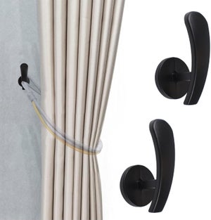 Attaches de rideaux réglables en métal pour décoration de mariage, 1