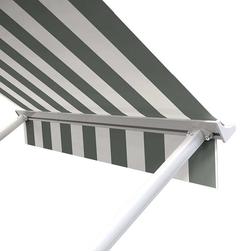 Store à projection avec coffre 140 x 70 cm de fenêtre - Blanc gris - 6