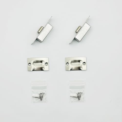 (90×20×28) Ukryty zamek rolkowy do drzwi ze stali nierdzewnej, rozmiar wpuszczanego otworu 20 mm, zamki rolkowe do kuchni, łazienki, sypialni i szafy - 5