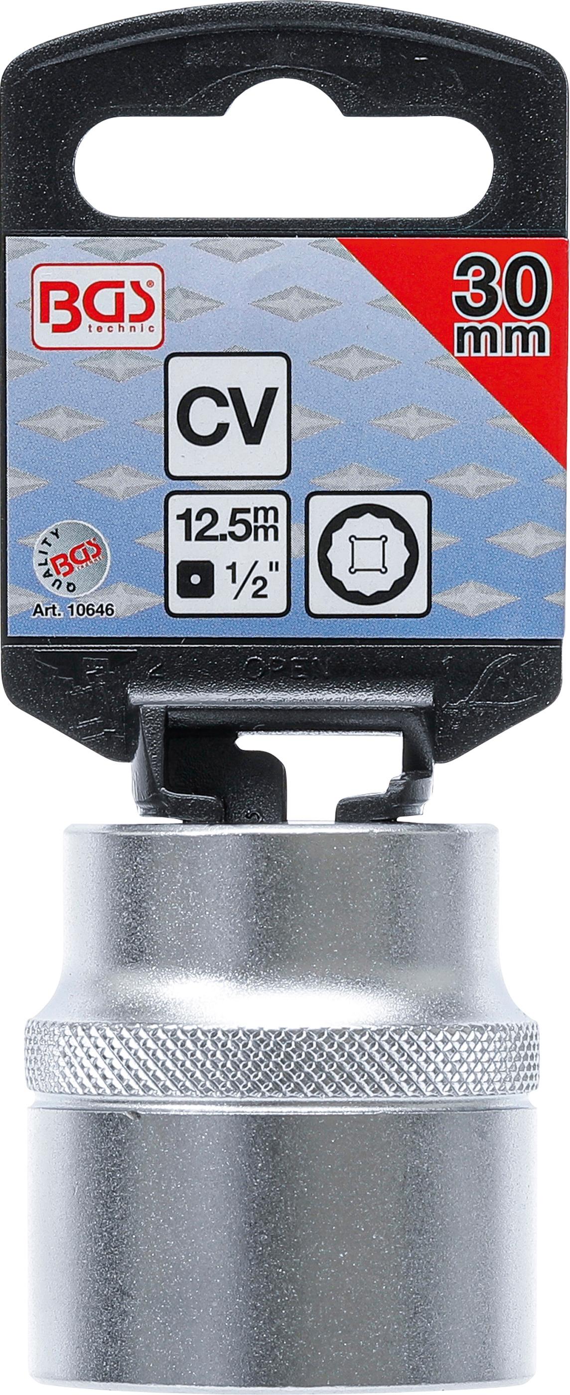 Douille pour clé, douze pans | 12,5 mm (1/2