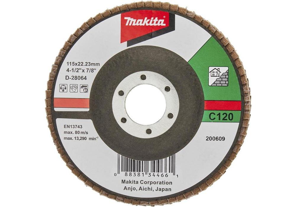 MAKITA D-28064 - Disco de laminas 115 plano de carburo de silicio grano ...