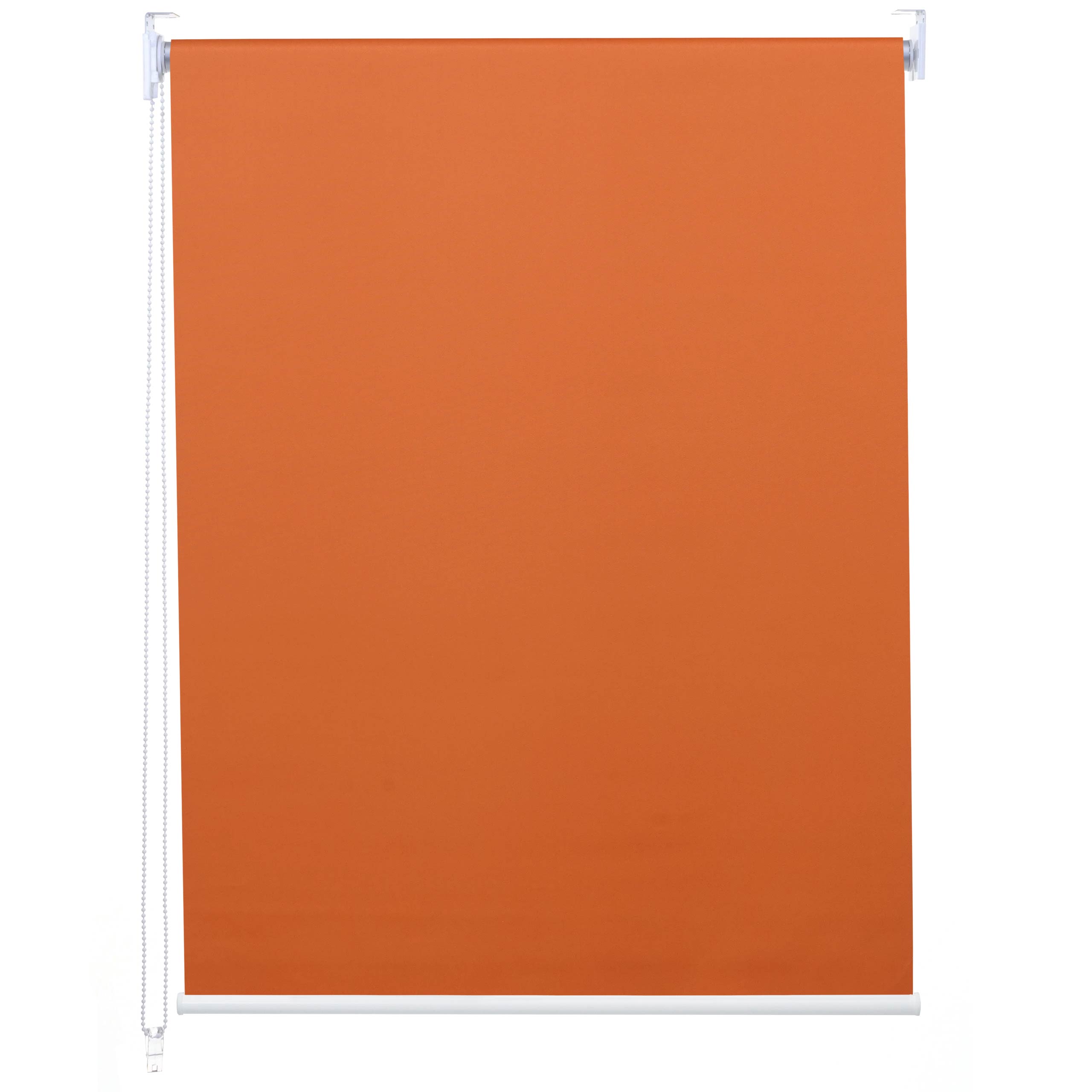 Estor enrollable hwc-d52, estor enrollable de ventana de tiro lateral, 100x230cm protección solar blackout opaco ~ naranja