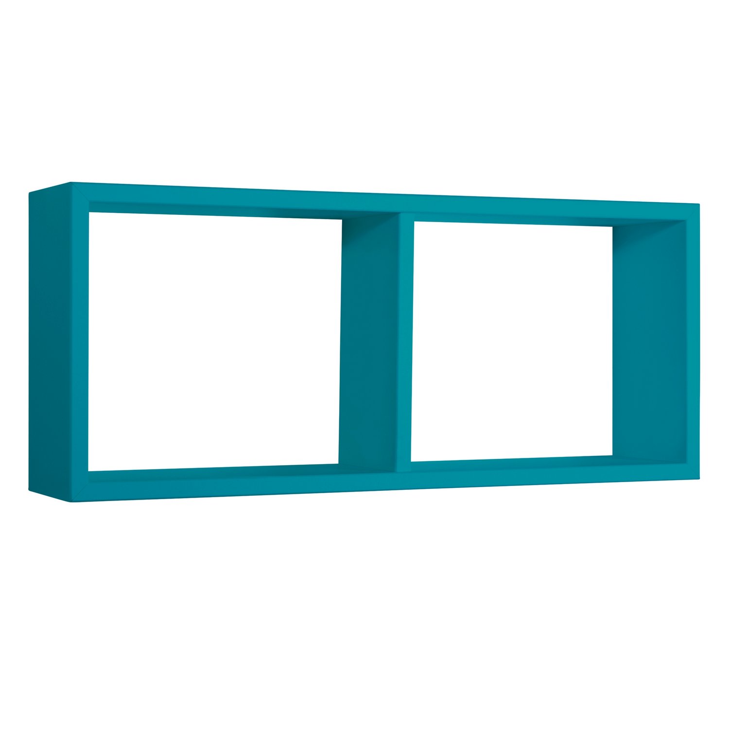 Étagères à mur rectangulaires Lot de 3 pc Chêne foncé mod. Trittico