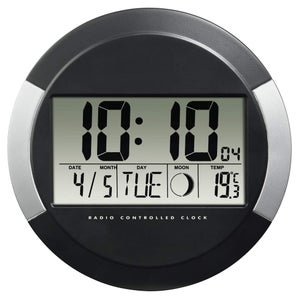 Orologio Digitale Da Parete Muro Led Calendario Temperatura 46x21x2 Cm | Leroy Merlin