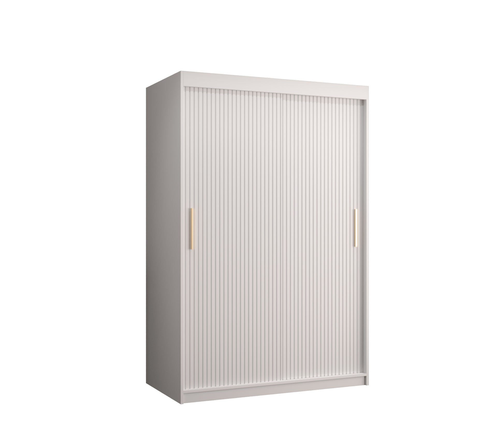 Szafa przesuwna garderoba RIFLO SLIM 1 120 x 62 x 200 cm Biały - Abiks Meble