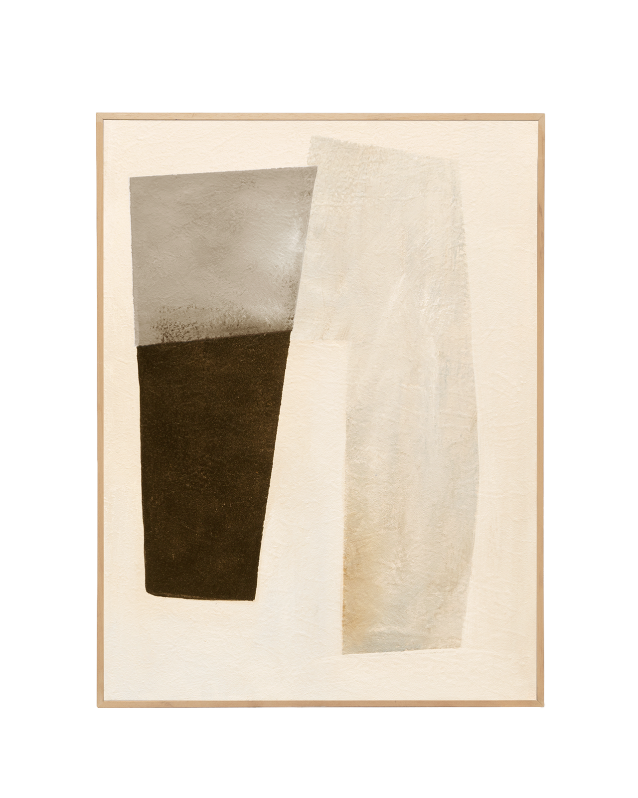 Samuel - cuadro decorativo pintado artesanalmente al oleo marco negro 100x150cm - decowood