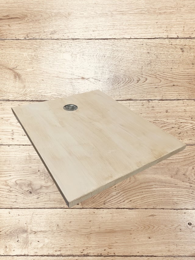 Receveur de douche en béton ciré LISSE Gakeal,effet bois 170x80