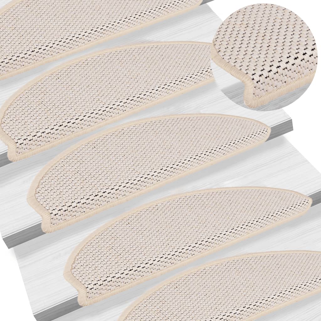 Tapis d'escalier autocollants 15 pcs 65x21x4 cm Bleu - Tapis D'escalier - Tapis Marche - Carpets Escalier - Décoration Escalier - Tapis Antidérapant - Home & Living