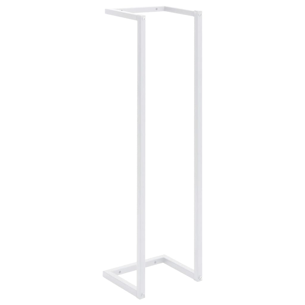 Porta asciugamani bagno universale 95 cm acciaio bianco 02_0001639 - 3