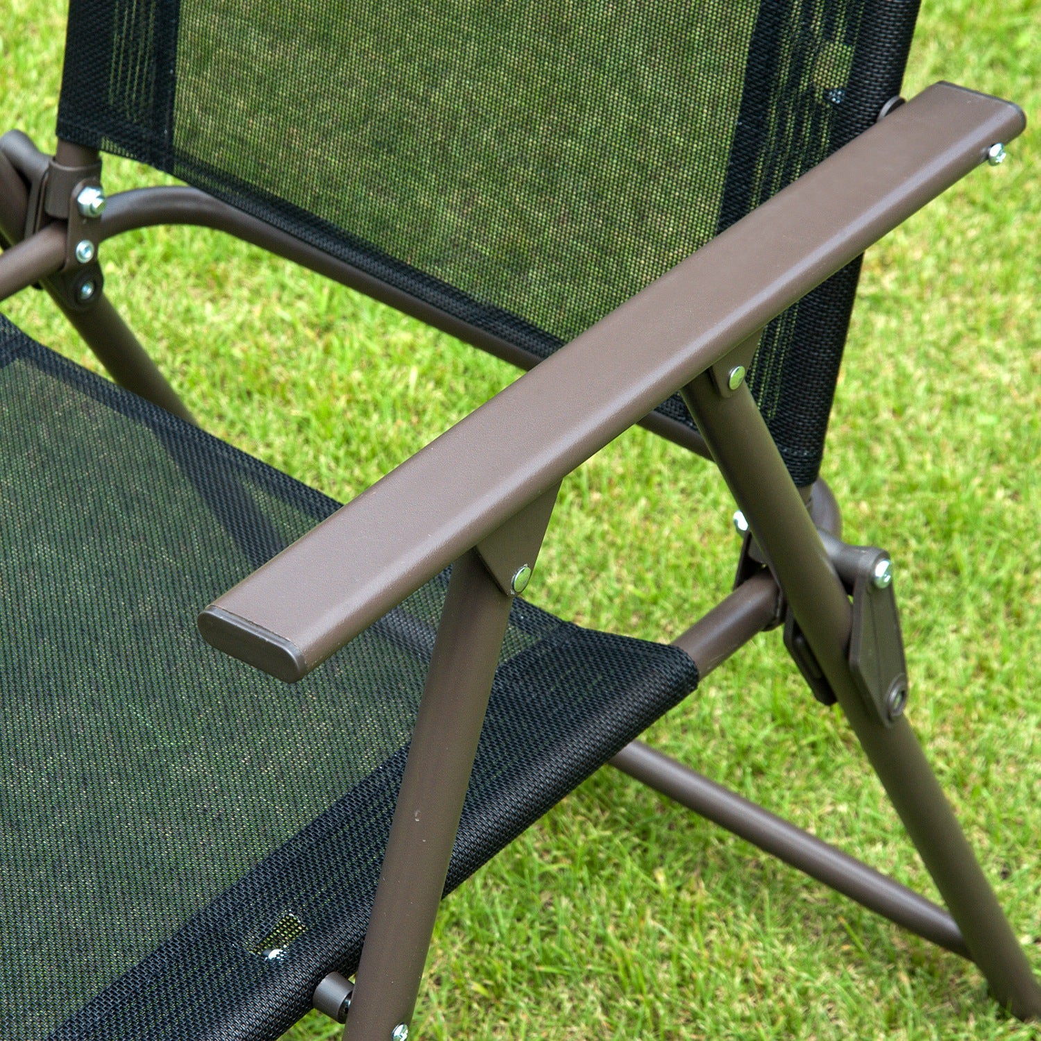Conjunto de muebles para jardín Outsunny negro 53,5x64x90 cm - 5