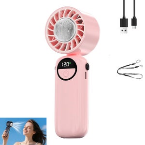 JZCreater Ventilatore Da Scrivania USB Portatile 3 Velocità - Piccolo E Silenzioso, Rotazione 360° (14x13x6,3 Cm, 175g)