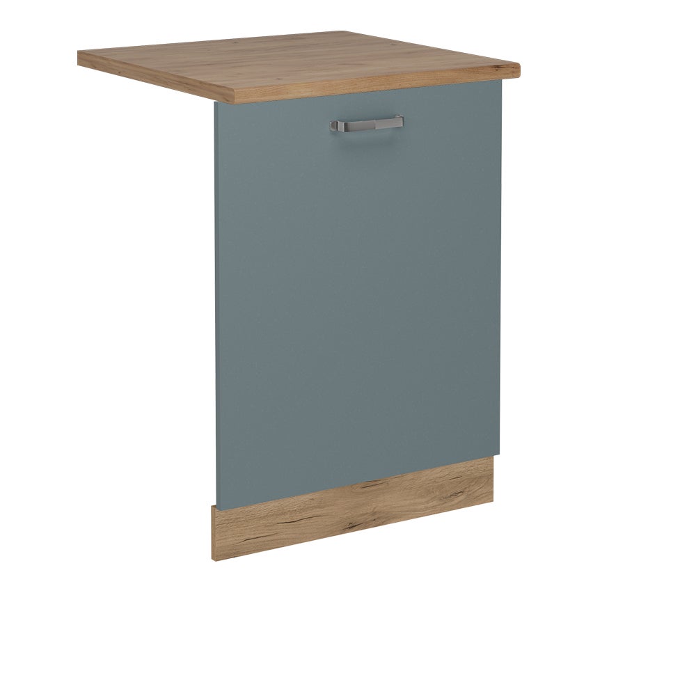 Vicco Panel przedni zmywarki R-Line, Niebiesko-szary, 60 cm , BP Dąb