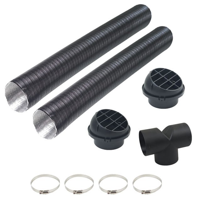 LOLLANDA Kit de chauffage de stationnement diesel, tuyauterie de chauffage diesel, accessoires de chauffage (longueur du tuyau 100 cm)