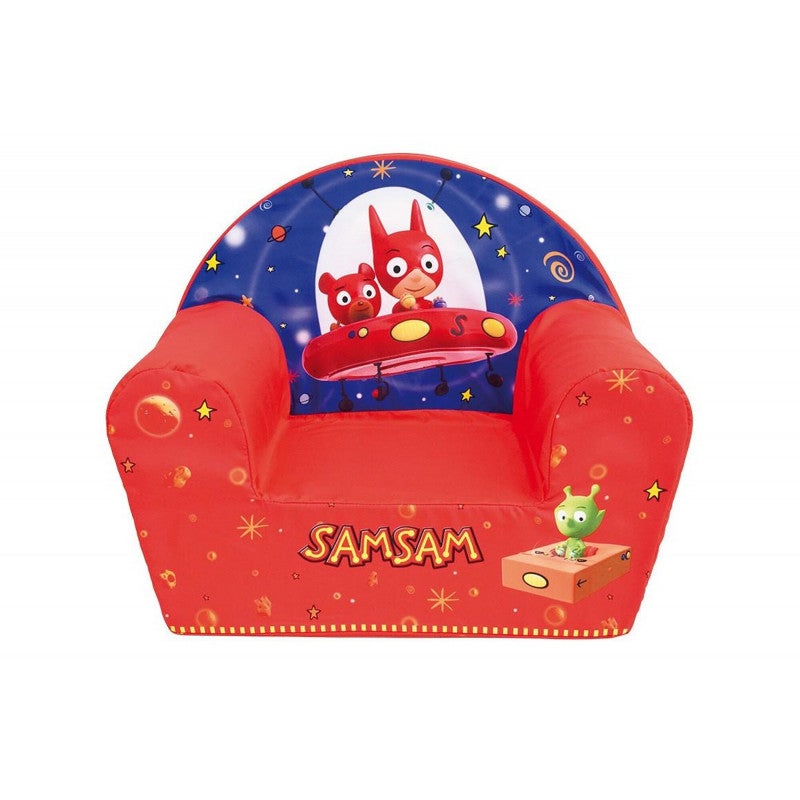 FUN HOUSE - Fauteuil Club Enfant Le Raton Laveur - Siège Doux Et Léger Pour Enfants Dès 3 Ans, Capacité 50 Kg - Décoration Chambre Enfant