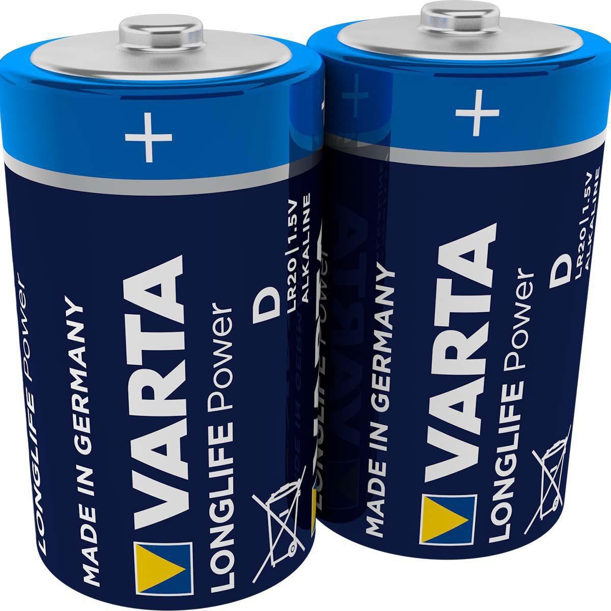 VARTA Piles alcalines D 1.5 V High Energy 2-Blister - 3