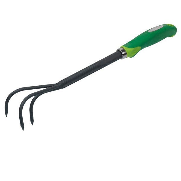 Beche Jardinage Griffe à Rosier Leborgne 3 Dents - Outil Jardin Manche 150cm Acier Trempé Fabrication Française Outil Jardin Désherbage Aération Sol