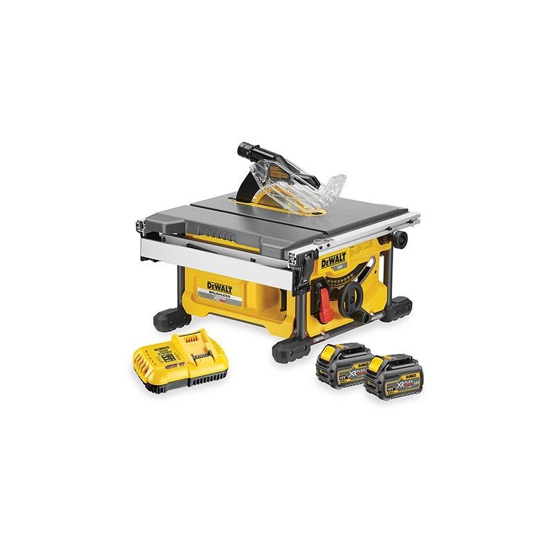 DeWALT - 54V XR FLEXVOLT Scie à table 210mm - 2x 6,0Ah batterie et chargeur rapide - DCS7485T2 - 3