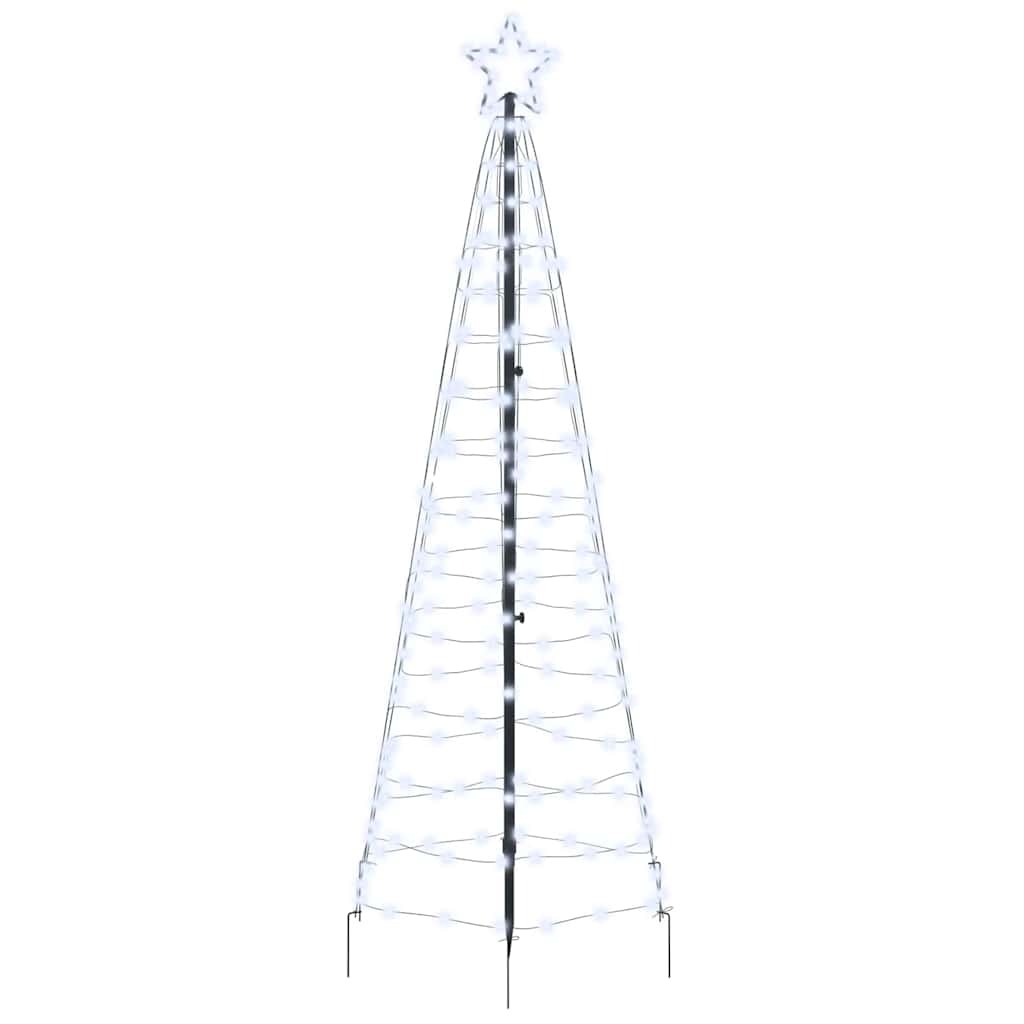 Choinka świąteczna LED Chłodna biel 250 cm Żelazo