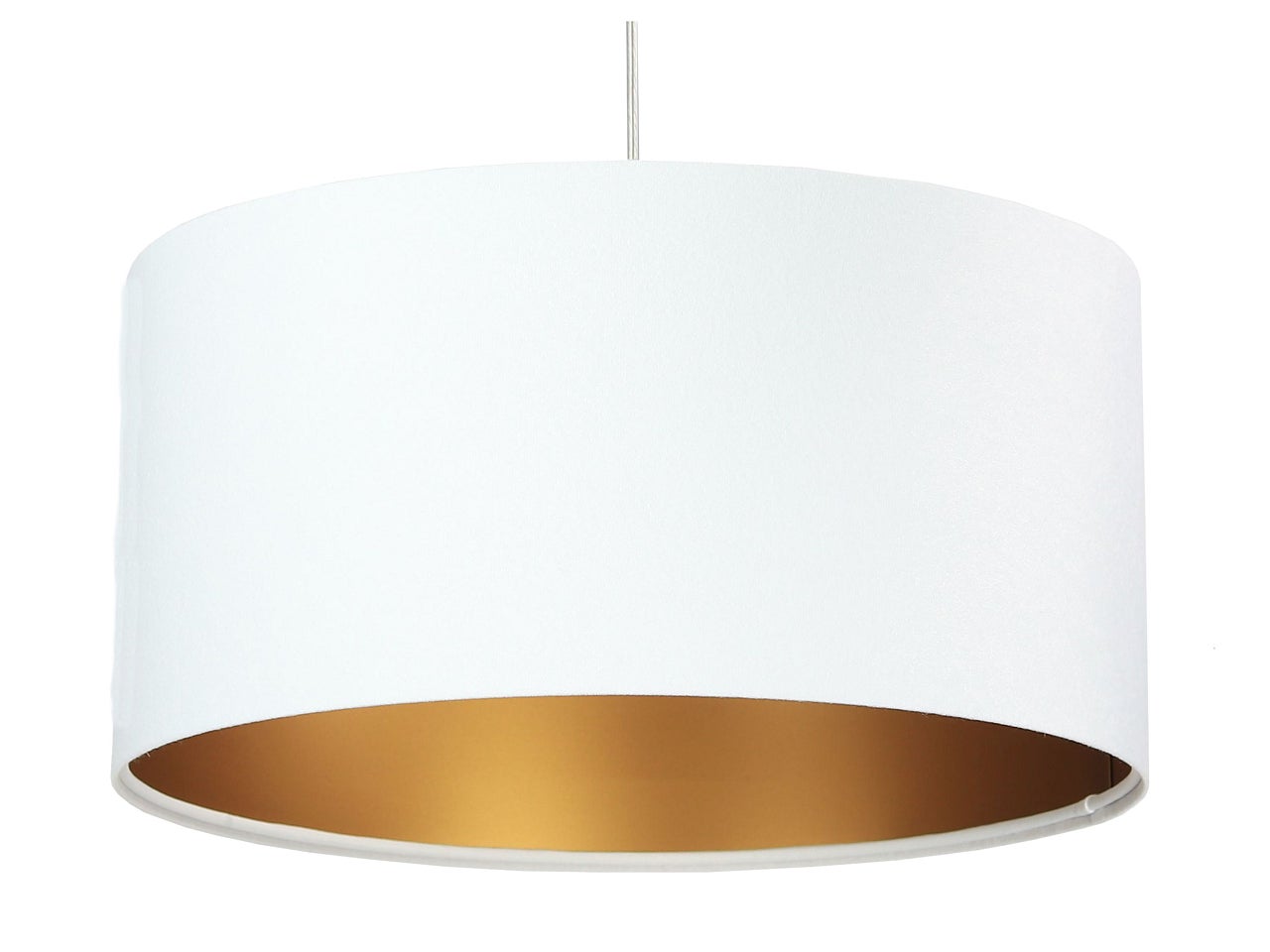 Lampa wisząca HOME 30 biała/złota