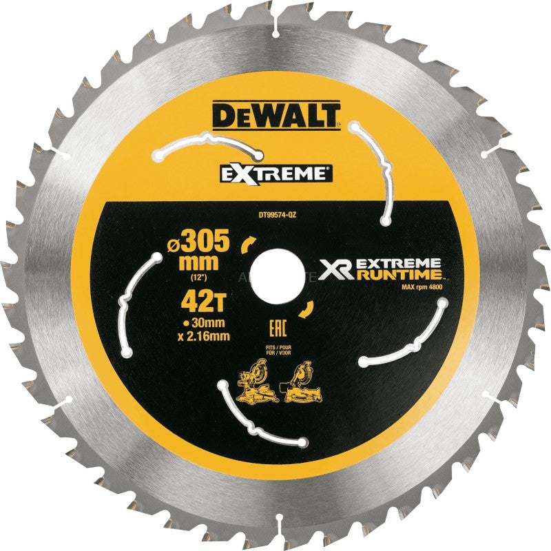 Accessoire Scie Stationnaire Durable Lame Scie Circulaire DEWALT DT1956-QZ 250x30mm - 24 Dents, Résistante Clous, Usage Professionnel Lame Professionnelle Construction