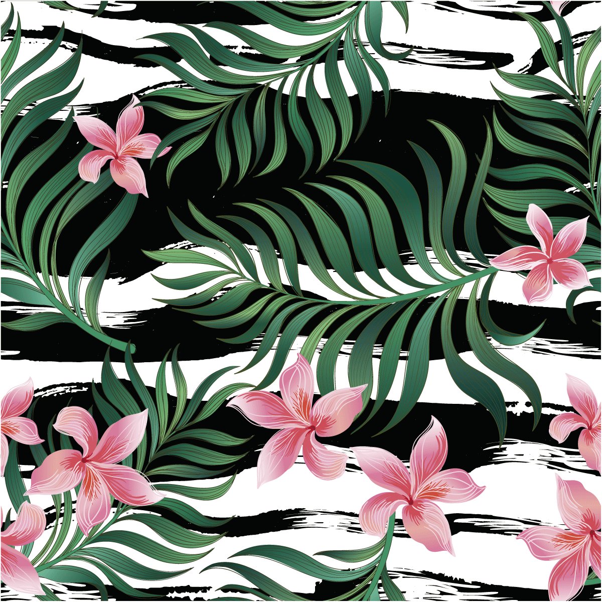 Adesivo carta da parati tropicale San Ramon - Sticker adesivo - adesivi murali - 60x60cm - 2